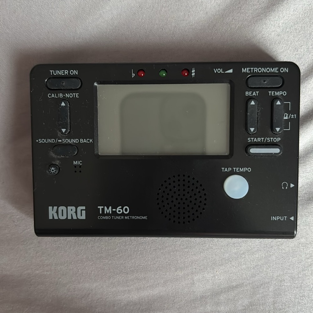 TM-60 Black Combo Tuner Metronome